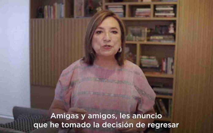 Xóchitl Gálvez vuelve al cenado con propuestas nuevas