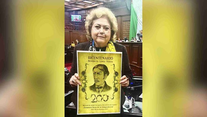 Inscribirán en letras de oro el nombre de Benedicto López en el Congreso del Estado