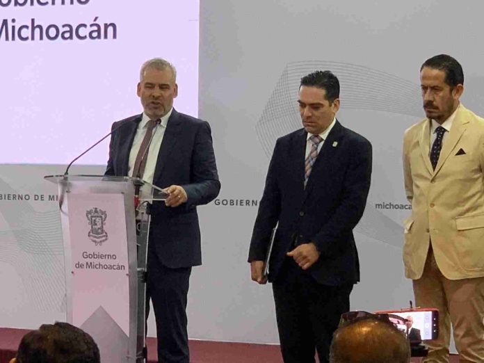 No fue descarrilamiento lo sucedido con el tren en la comunidad de Caltzontzin: Ramírez Bedolla