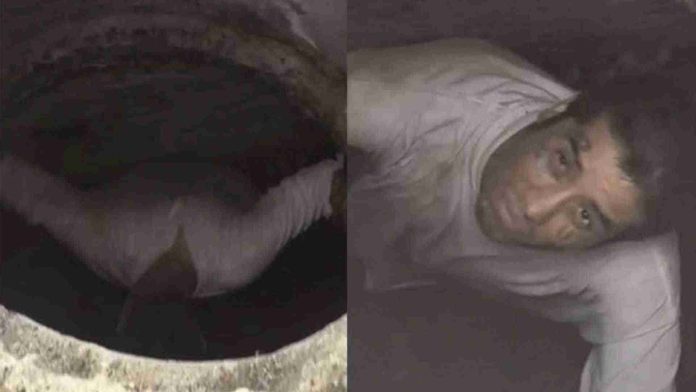 Hombre se queda atrapado en el drenaje por 3 días en León