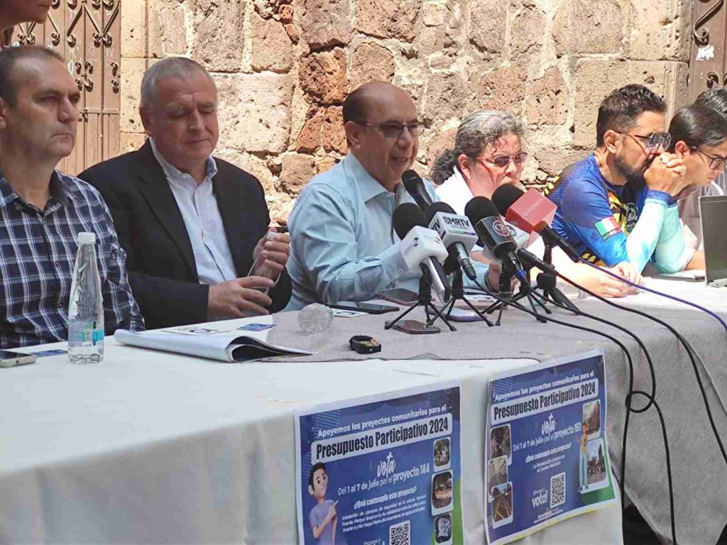 El pasado lunes 1 de julio dio arranque el programa "Presupuesto Participativo 2024", esta acción que tiene como finalidad darle más voz y voto a la población de la ciudad de Morelia. Podrán elegir entre 144 proyectos registrados, los cuales son para atender las exigencias e inquietudes de la ciudadanía.