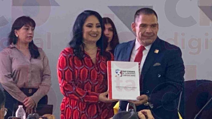 Bladimir González presenta su tercer informe de gobierno en Tarímbaro