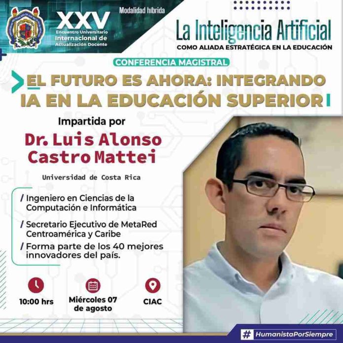 A través del uso de herramientas IA, docentes podrían ahorrar el 40 por ciento de trabajo administrativo: Castro Mattei