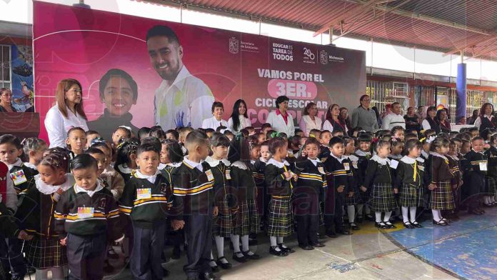 Dan arranque al ciclo escolar 2024-2024 en el Jardín de Niños “José Rubén Romero”, en Morelia