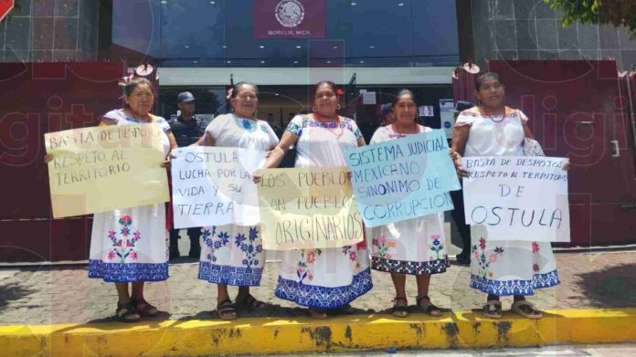 Comuneros de Ostula exigen justicia por apropiación de terrenos