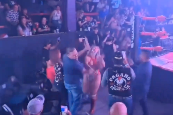 Luchadora ‘Hiedra’ sufre acoso en plena función de lucha libre
