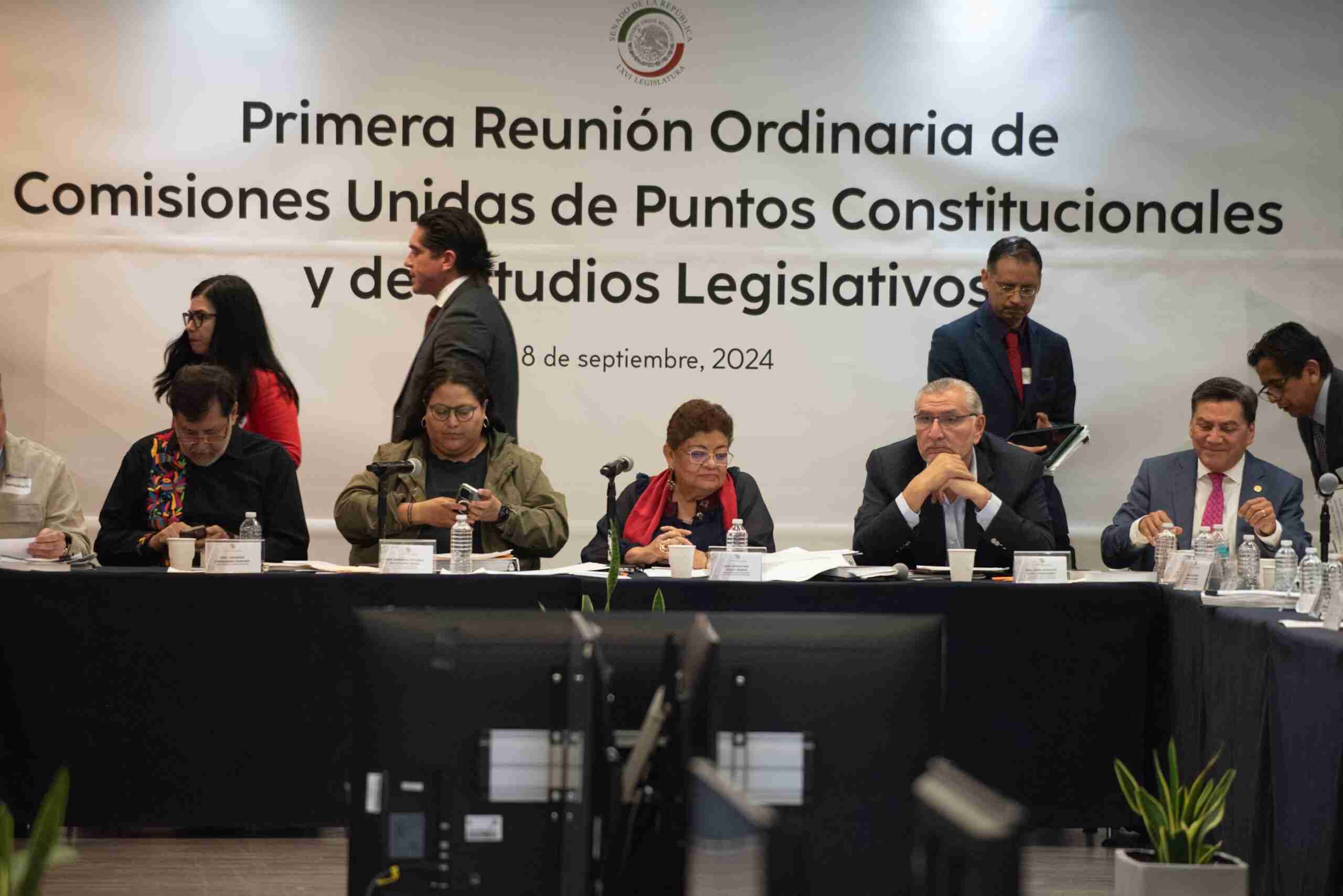 Comisiones del Senado aprueban la reforma judicial; pasará al pleno Comisiones del Senado aprueban la reforma judicial; pasará al pleno