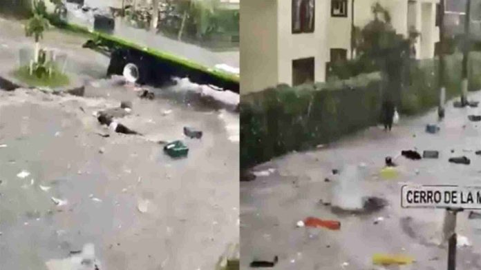 Mujer es arrastrada por corriente de agua tras inundación y atropellada por un tráiler en CDMX