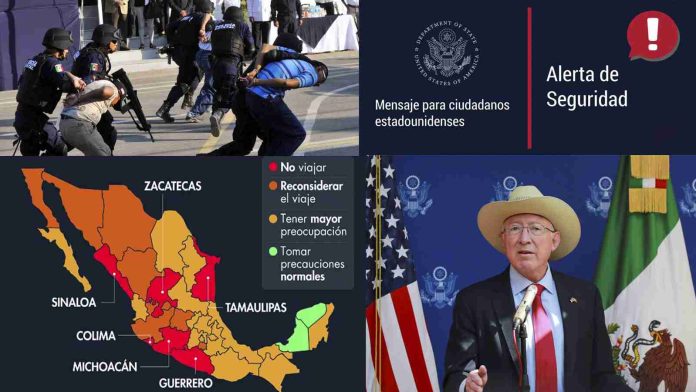 Alerta de Viaje del Departamento de Estado de EE.UU. para México