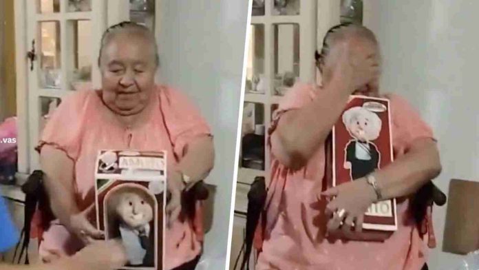 #VIDEO: Abuelita rompe en llanto tras recibir su 