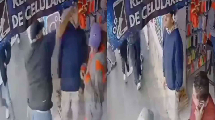 Golpean a empleados de tienda de celulares por ‘mal trabajo’ en Hidalgo