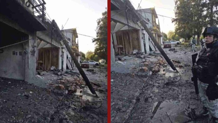 Coche bomba explota afuera de Comisaría de Acámbaro