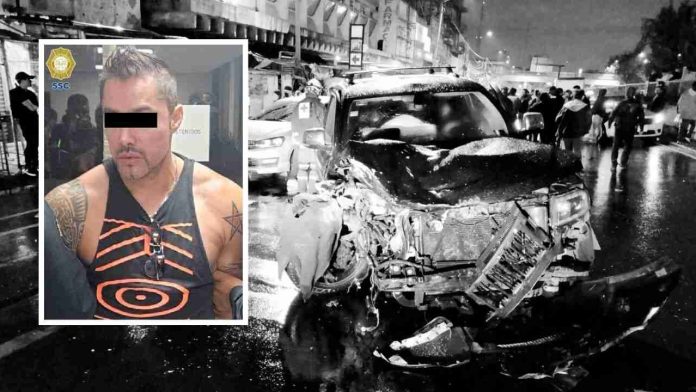 Conductor se lleva tres vehículos y deja sin vida a un atropellado