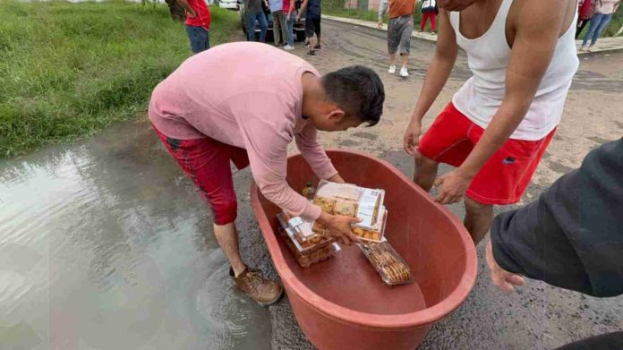 Clínica de rehabilitación afectada por inundaciones