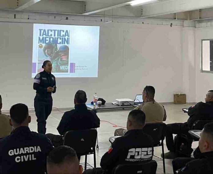 Imparte agente de la Guardia Civil curso de Supervivencia Táctica a policías de diferentes entidades