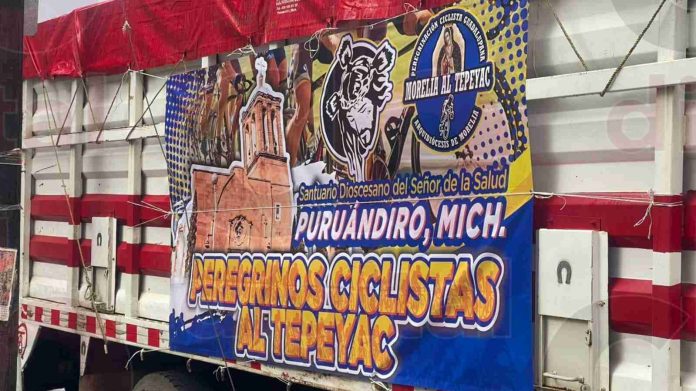 Peregrinos ciclistas se alistan para visitar a la Virgen de Guadalupe en la Basílica