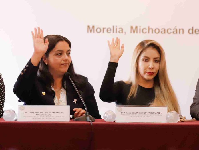 Morelia, Mich.; a 16 de octubre de 2024.- Las Diputadas Teresita de Jesús Herrera Maldonado y Ana Belinda Hurtado Marín, coincidieron en la importancia de trabajar en favor del desarrollo integral de la familia, dando respuesta a las inquietudes de la sociedad, en favor de los derechos de quienes se encuentren en una condición vulnerable, al instalar formalmente la Comisión de Desarrollo Integral de la Familia, del Congreso del Estado.