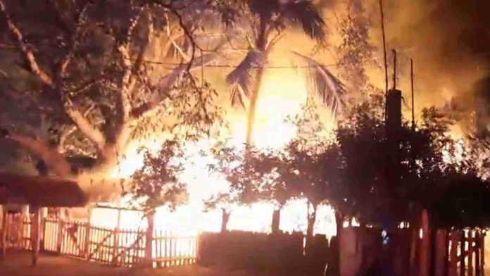 #VIDEO: Fuerte incendio en “La Chuparrosa Enamorada”, popular restaurante de Sinaloa