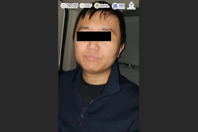Detienen en CDMX a chino vinculado con tráfico de drogas