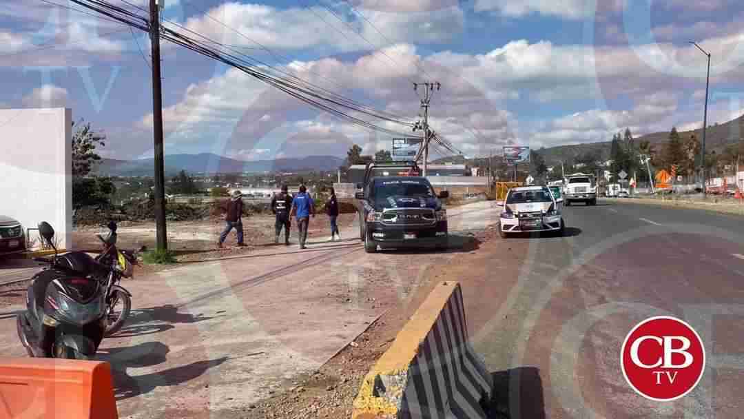 Balean a una persona a unos pasos del acceso a Villas del Pedregal Balean a una persona a unos pasos del acceso a Villas del Pedregal