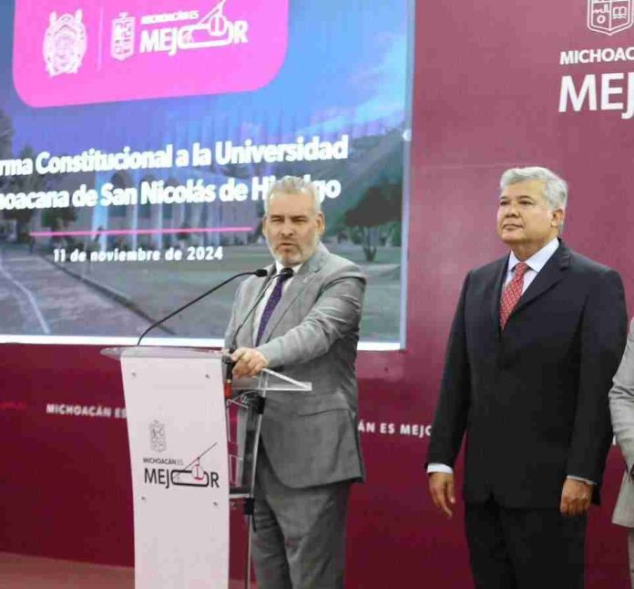 Bedolla, comprometido con la UMSNH