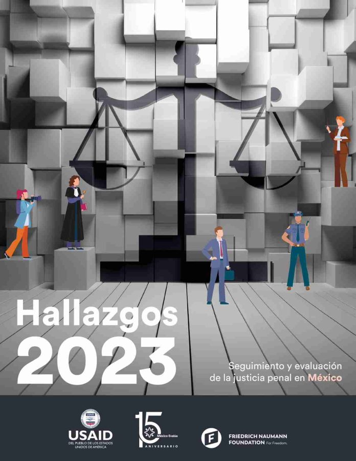 Presenta México Evalúa resultados de Hallazgos 2023, evaluación de resultados del sistema de justicia penal