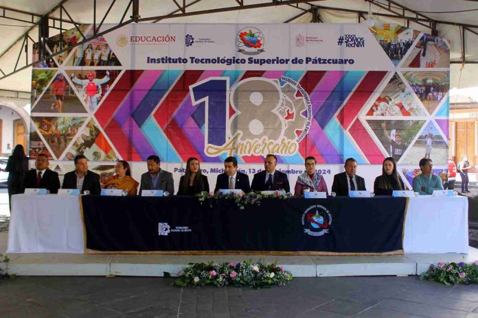 GOBIERNO DE PÁTZCUARO PRESENTE EN LA CONMEMORACIÓN DEL 18 ANIVERSARIO DEL ITSPA
