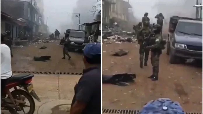 #Video: Atentado terrorista en Colombia deja soldado muerto y otro herido de gravedad