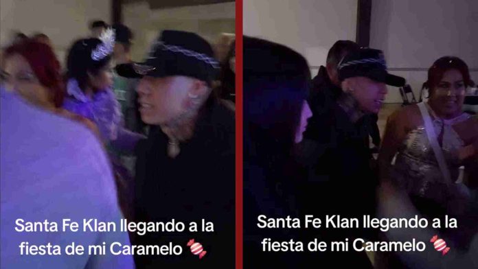 Santa Fe Klan sorprende a quinceañera en su fiesta