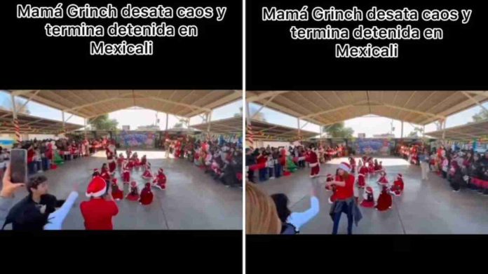 #Video: Adultos protagonizan pelea en festival navideño de primaria