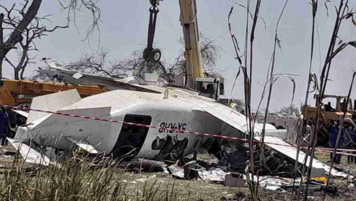Se desploma avión en Sudán