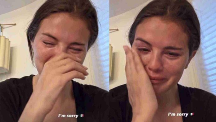 Selena Gómez pide disculpas a México entre lágrimas