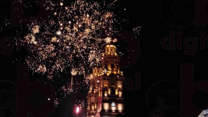 Alrededor de 30 mil personas disfrutaron del encendido de la Catedral de Morelia, en diciembre