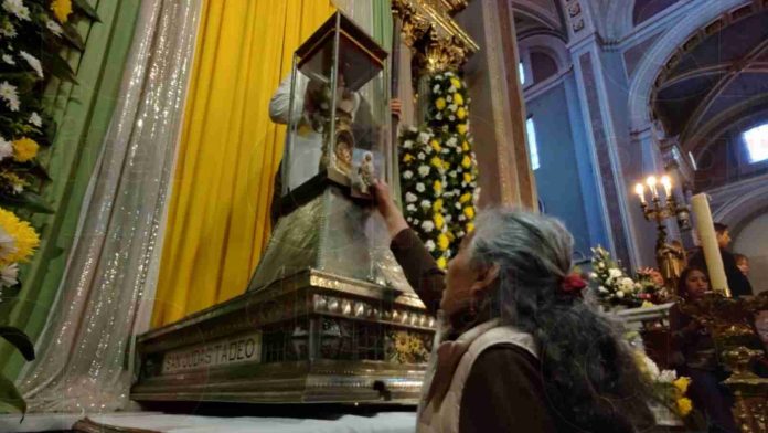 Llega reliquia de San Judas Tadeo, a Morelia