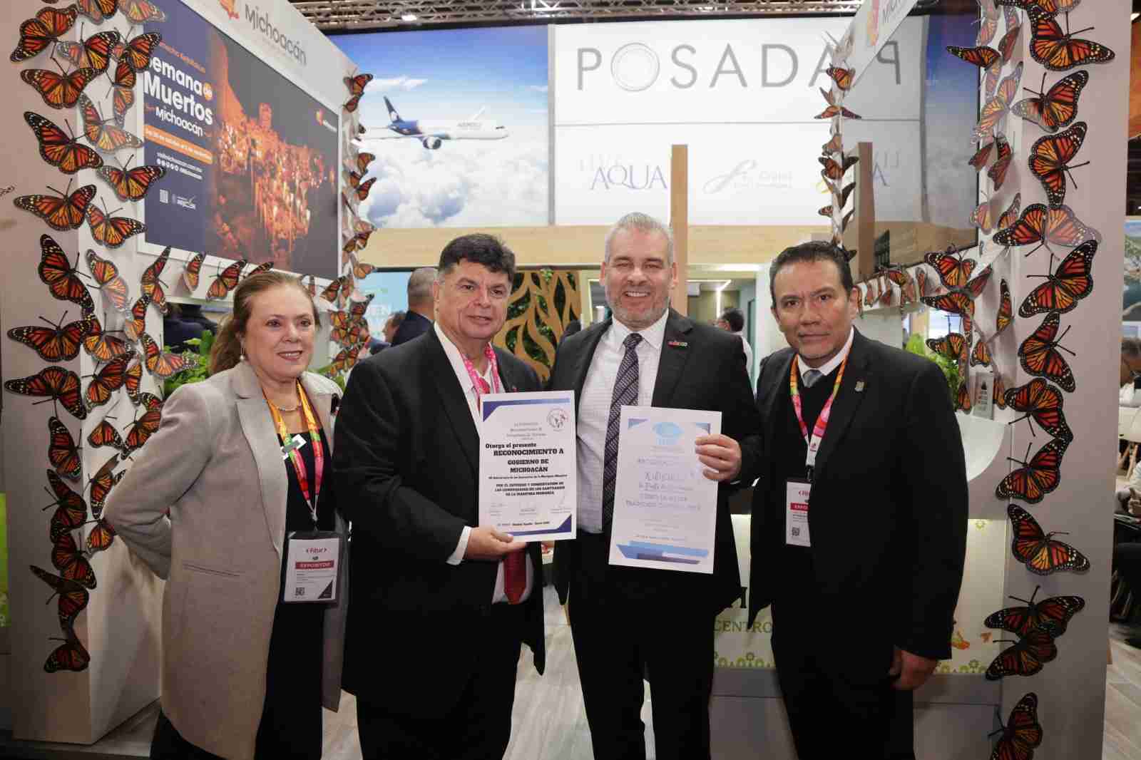 Bedolla presume a Michoacán en la Fitur de Madrid Bedolla presume a Michoacán en la Fitur de Madrid