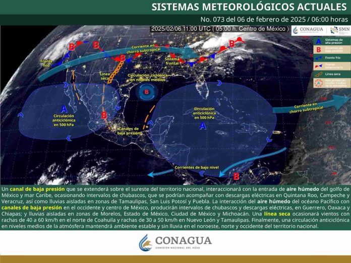 Se producirán lluvias con intervalos de chubascos y descargas eléctricas en Michoacán