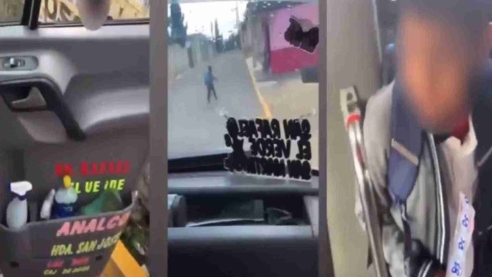 Choferes de transporte público hostigan a un niño hasta hacerlo llorar