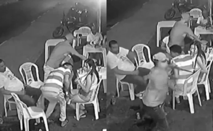 Hombre celoso apuñala a albañil por celos y termina baleado en Brasil