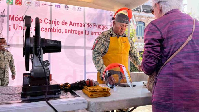 Campaña de Canje de Armas de Fuego en Morelia