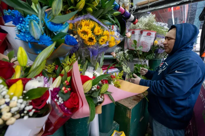 Sigue creciendo la importación de flores en Estados Unidos por San Valentin.