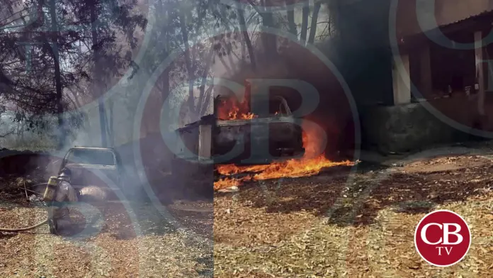 Se quema rancho y una camioneta en Zacapu