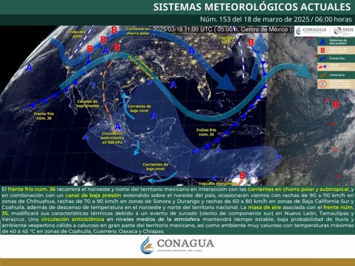 En el estado de Michoacán, perduran temperaturas altas