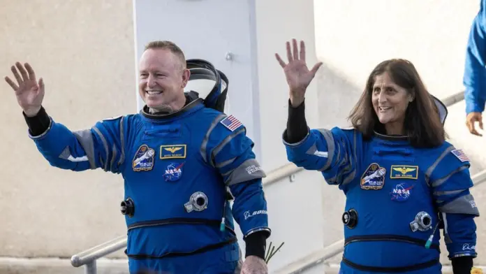 Suni y Butch, dos astronautas que desafiaron el tiempo en el espacio.