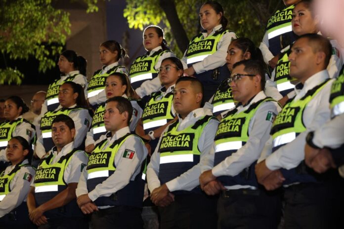 Reciben chalecos balísticos elementos de Policía Morelia, para mejorar la seguridad a población