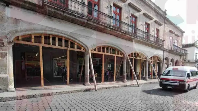 Reparaciones del Portal Aldama avanzan a buen ritmo