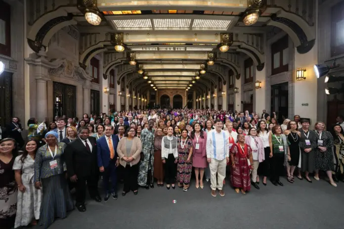 PRESIDENTA CLAUDIA SHEINBUAM PROPONE QUE INVERSIÓN EN ARMAS A NIVEL MUNDIAL SE DESTINE A GARANTIZAR JUSTICIA Y EDUCACIÓN PARA NIÑAS