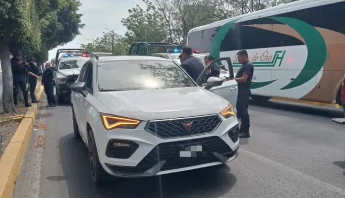 SSP detiene a un hombre con un vehículo robado