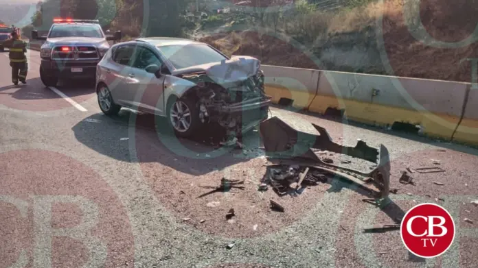 Choque de camioneta deja 5 heridos en la Morelia-Pátzcuaro