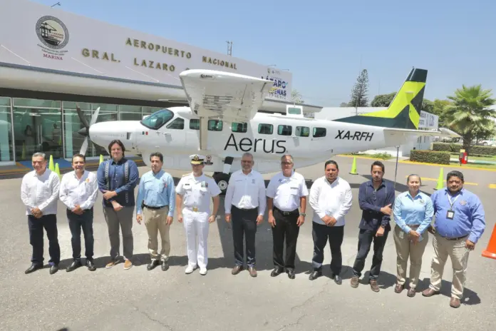 Con Aerus se recuperan vuelos comerciales de LC a CDMX: Bedolla