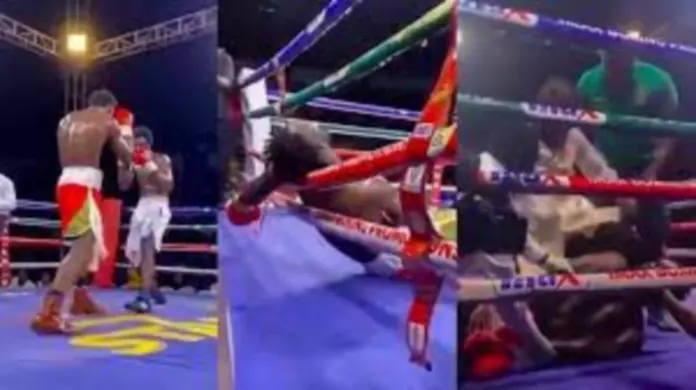 El boxeador Gabriel Oluwasegun muere tras colapsar en plena pelea